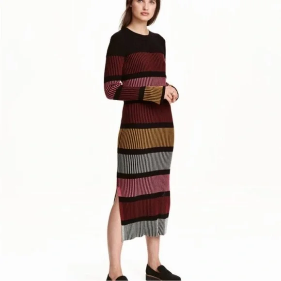 H&M | Dresses | Hm Striped Multicolor Long Sleeve Dress Maxi Xs2 | Poshmark H&M | Dresses | Hm Striped Multicolor Long Sleeve Dress Maxi Xs2 | Poshmark